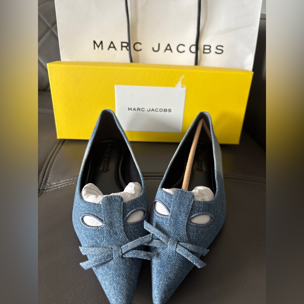 Marc Jacobs Denim Blue Flats